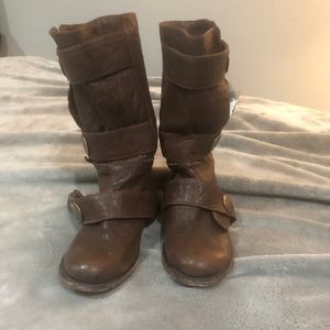 🩸HANDMADE EXTREMELY RARE custom PAUL ANDRE BESPOKE leather mid calf boots